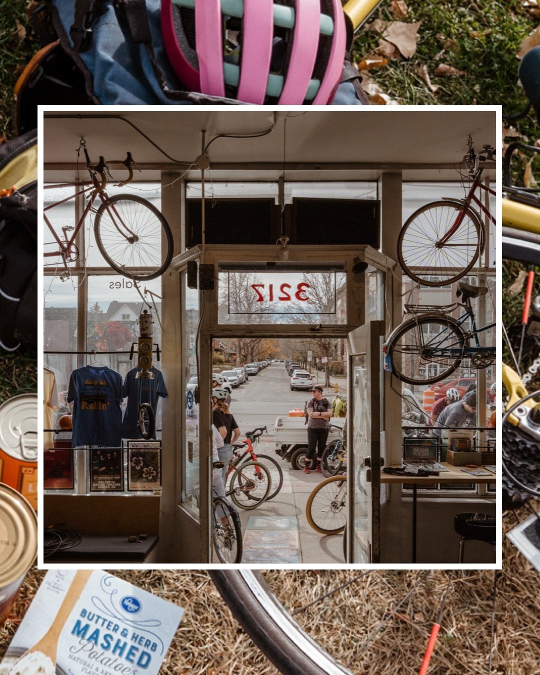 Cranksgiving 2025 Denver food drive via bicycle coordinated by @zcycleshop &amp; @denverfoodrescue 
🚲🍗🌽🥔✨
