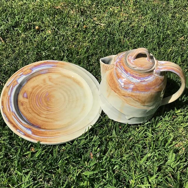 Refired pieces are always interesting to me. They still have the memory of the first firing but are matured by the second. These didn&rsquo;t have the full glaze reaction that I wanted so I coated them with another layer and fired them again. This se