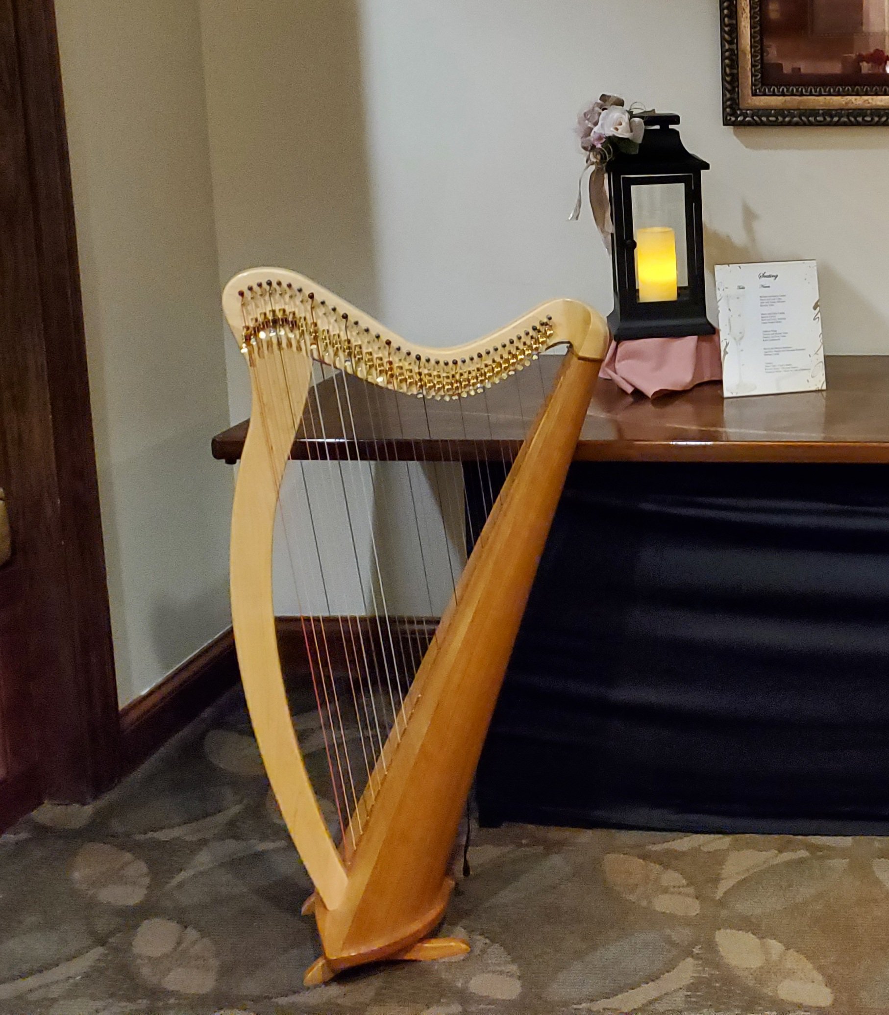 Harp and lantern photo for wedding.jpg