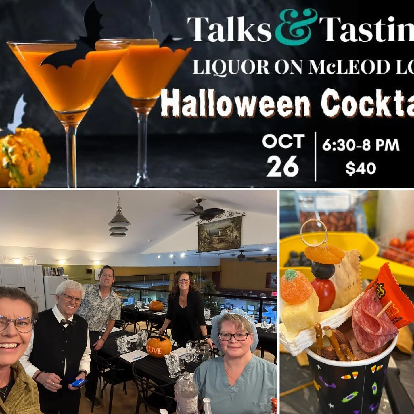 We are ready for Halloween cocktails! π 
#liquoronmcleod #spookycocktails