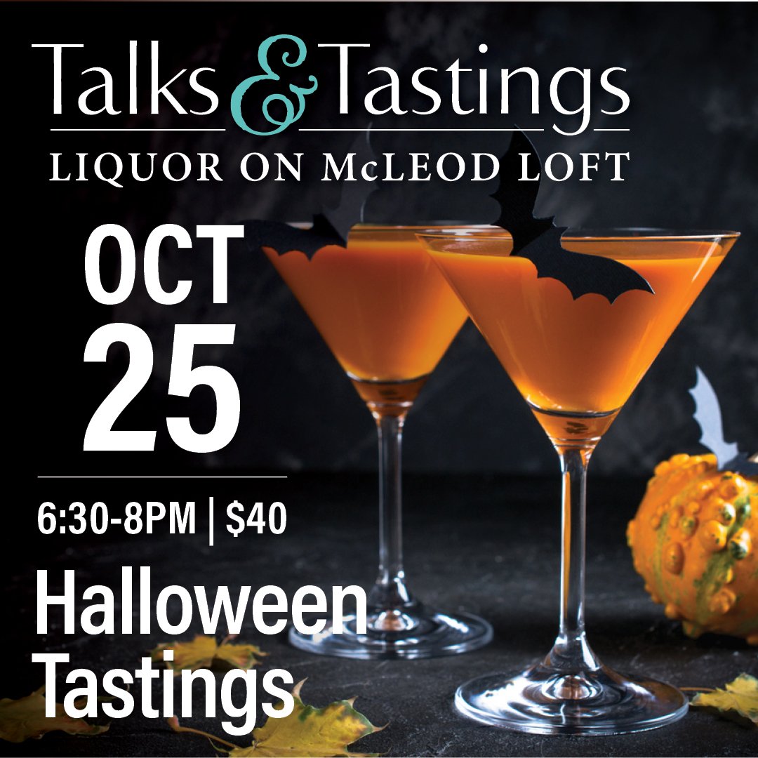 Talks &amp; Tastings Halloween Tastings: A Spooktacular Night in the Loft! 🍸🕸️