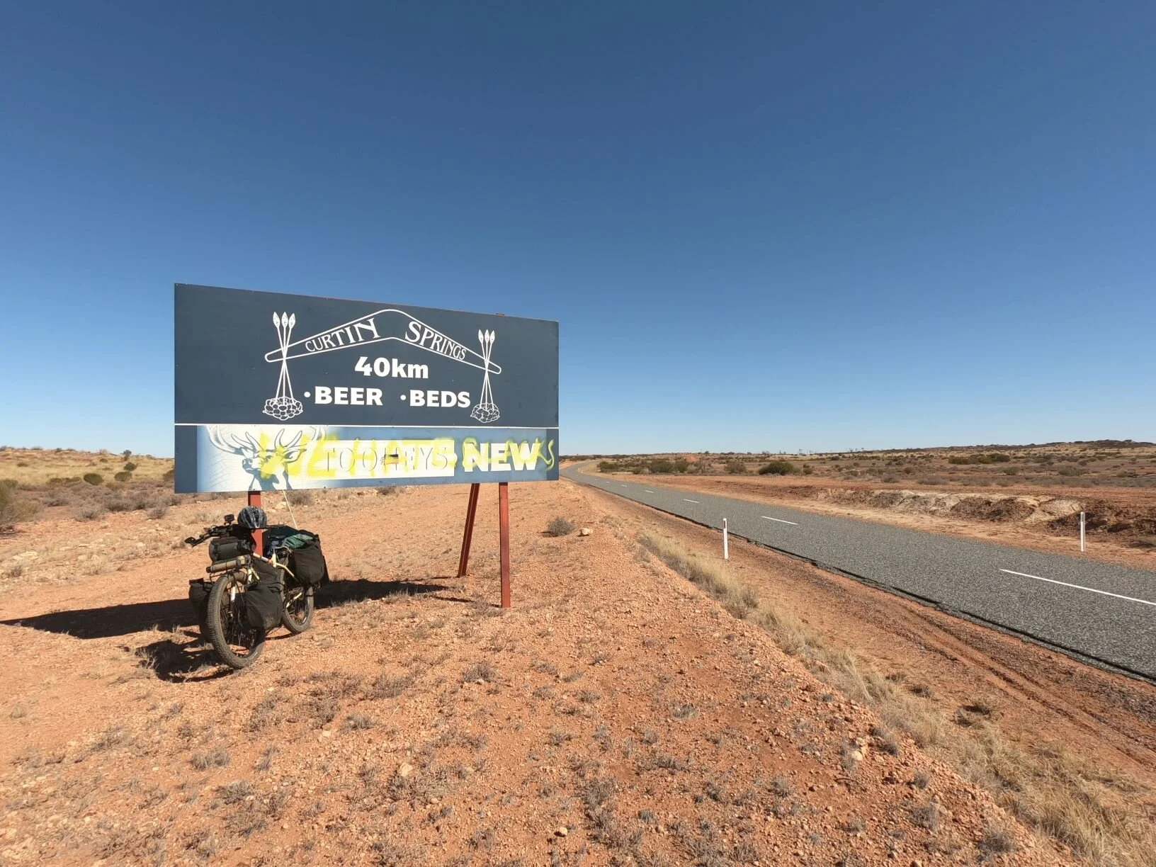  Unfortunately we were riding away from the beer. 