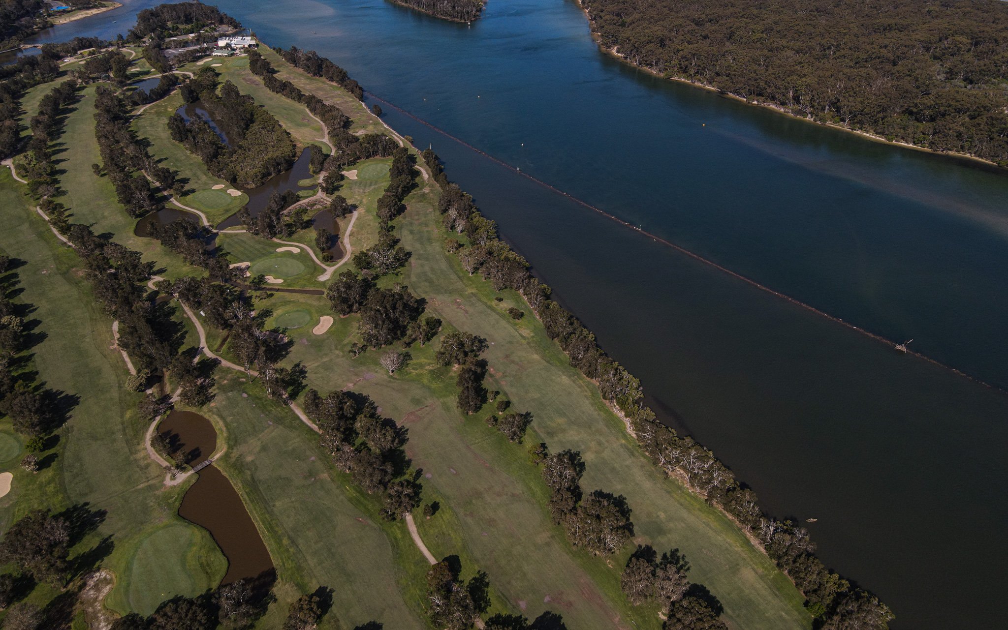  An Estuarine Wetland turned into a golf course at Nambucca Heads, Australia which is also sacred to the Gumbaynggirr people of the land. 