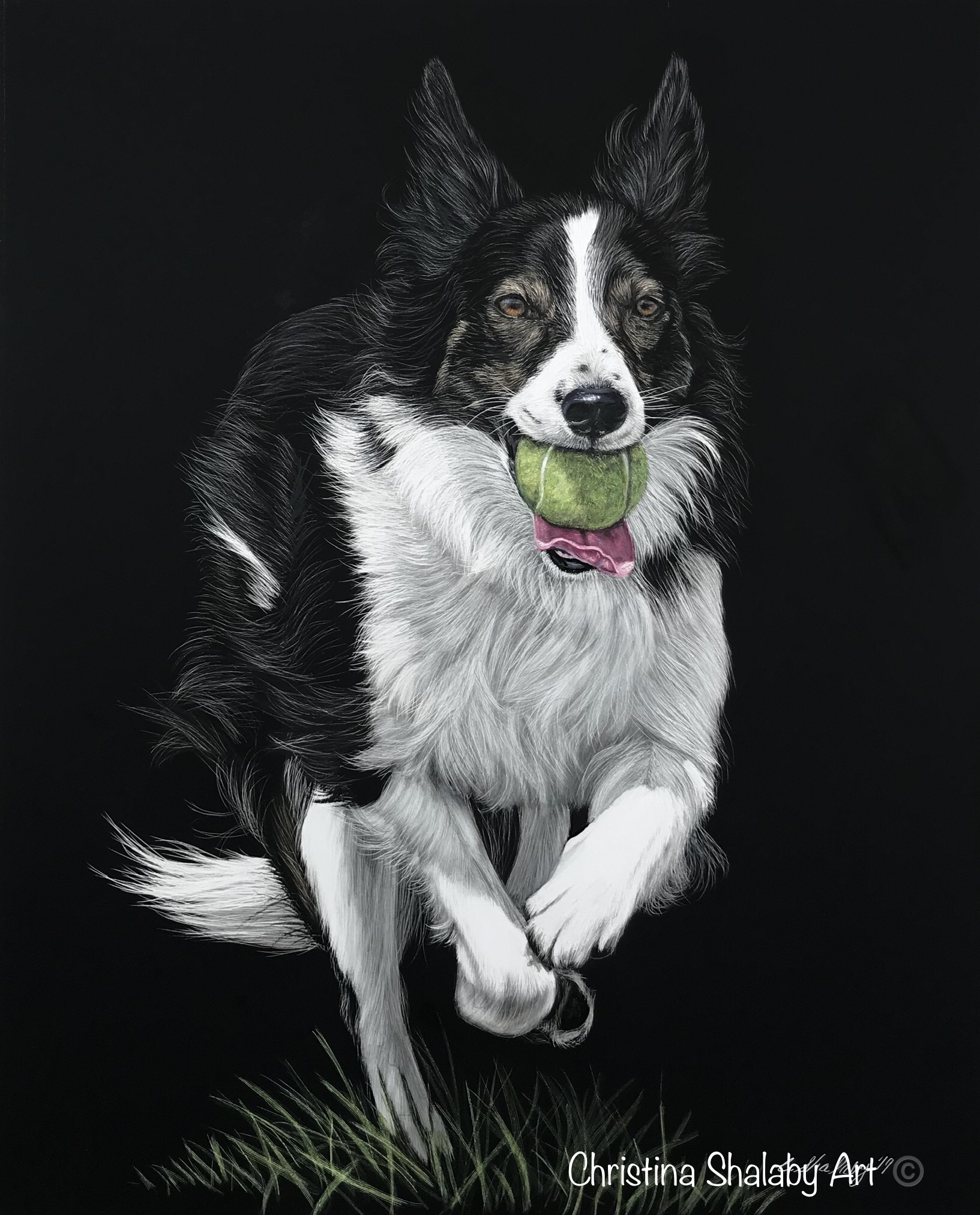 "Thea and ball"