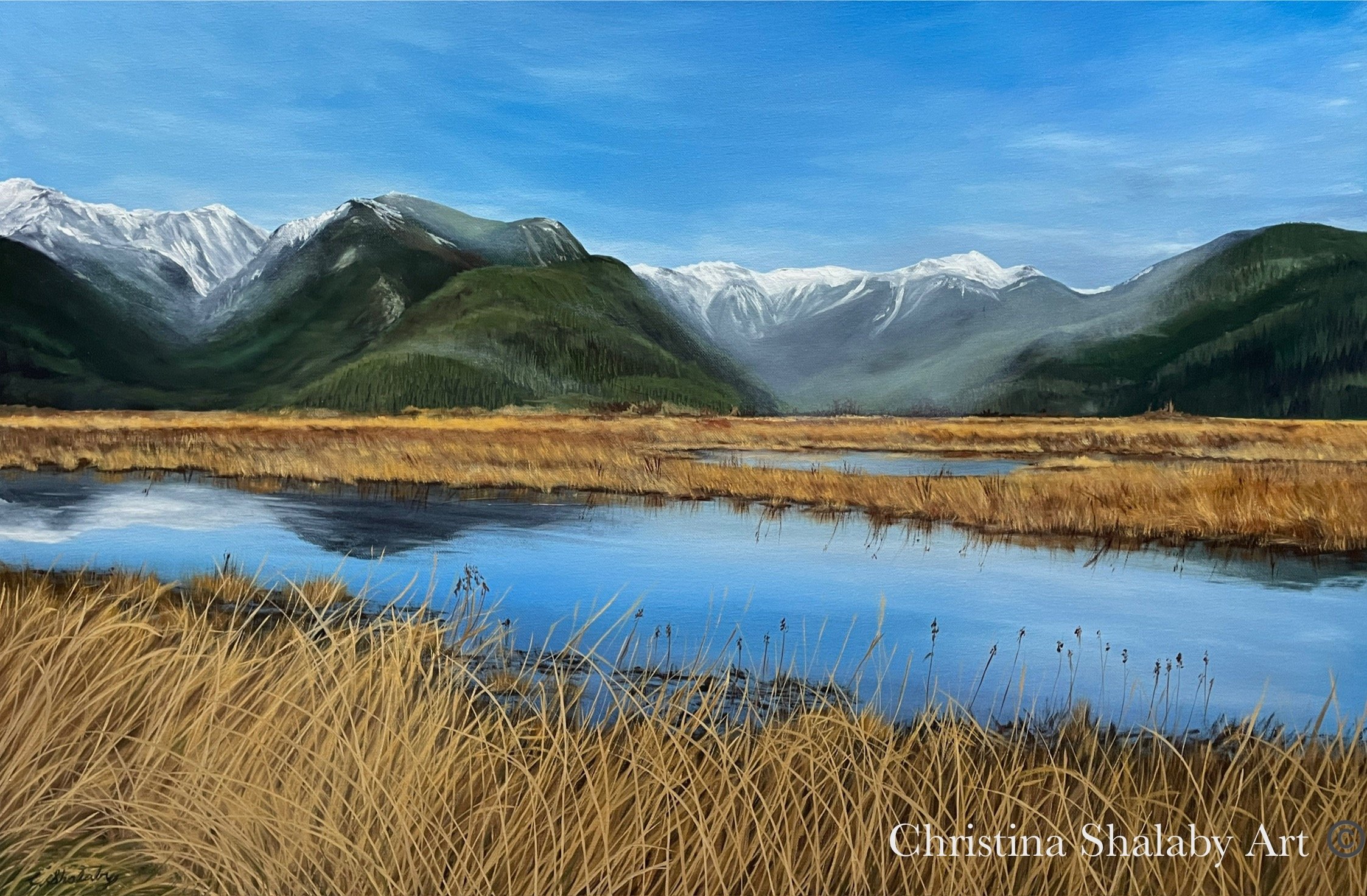 Pitt Meadows Marsh 24x36"