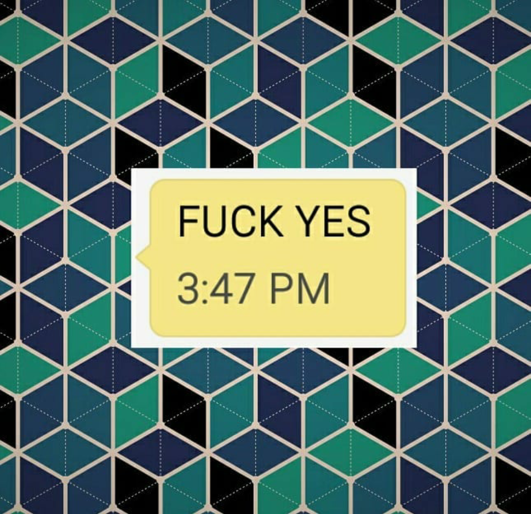 FUCK YES