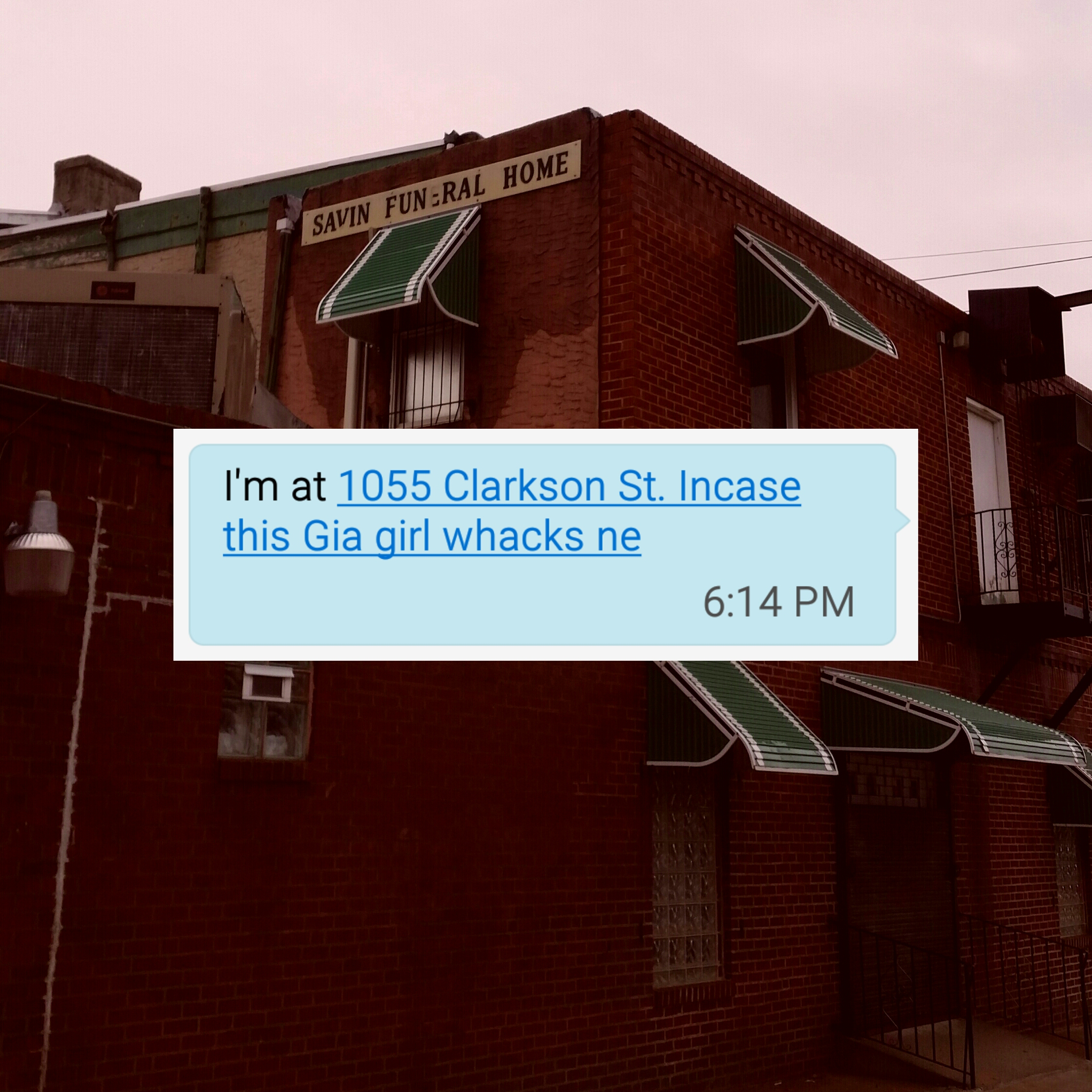 If Gia Kills Me, Here is How to Find Me.