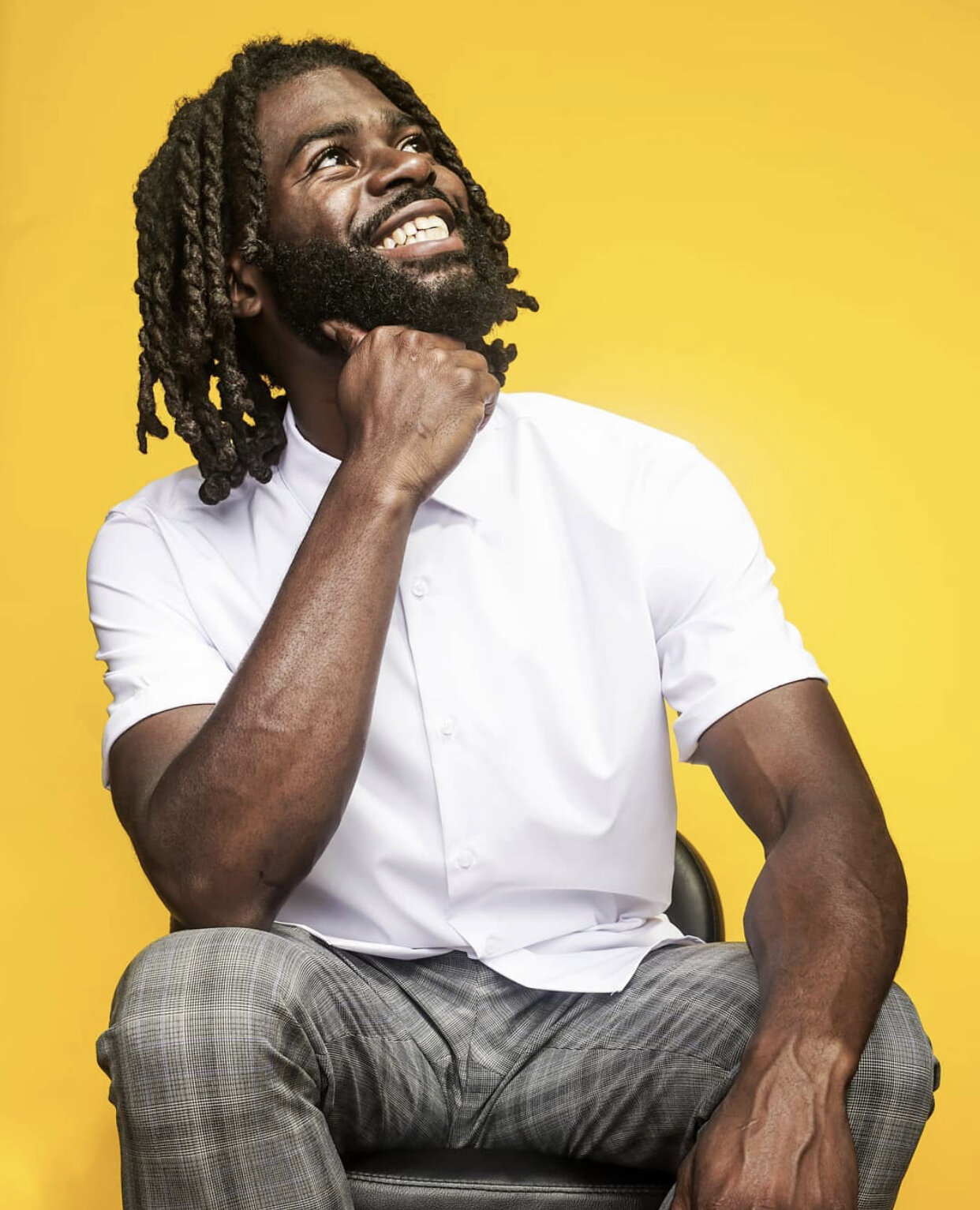 Photograph of Randell Adjei by @tonyxtones