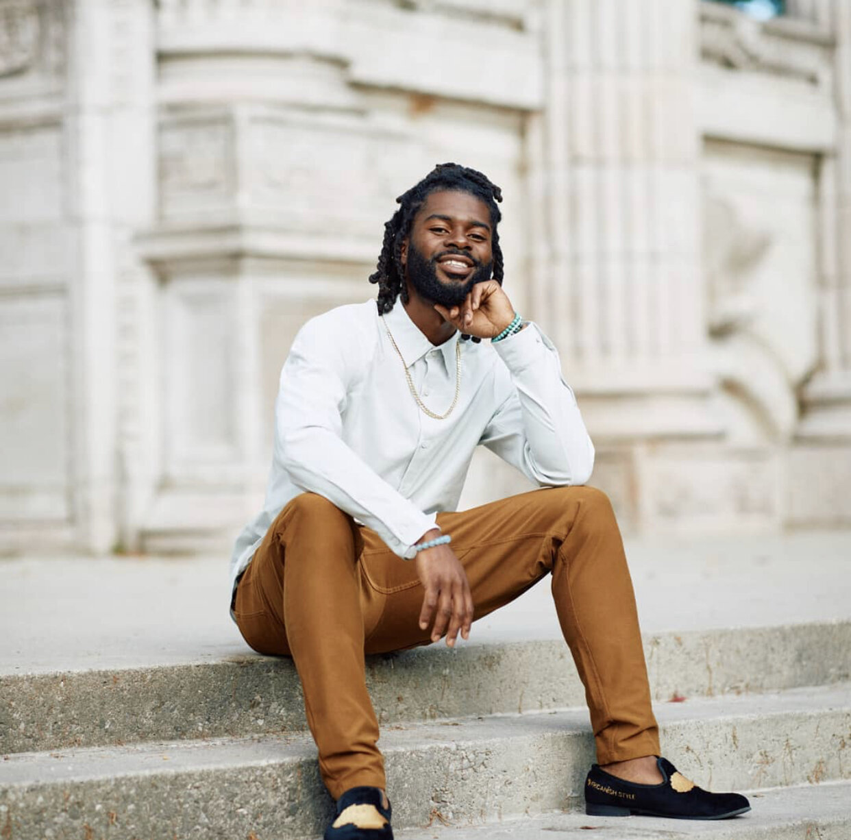 Photograph of Randell Adjei by @patrickkleung