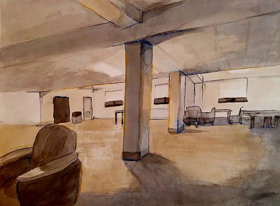 inkwash pastel lounge room study.jpg