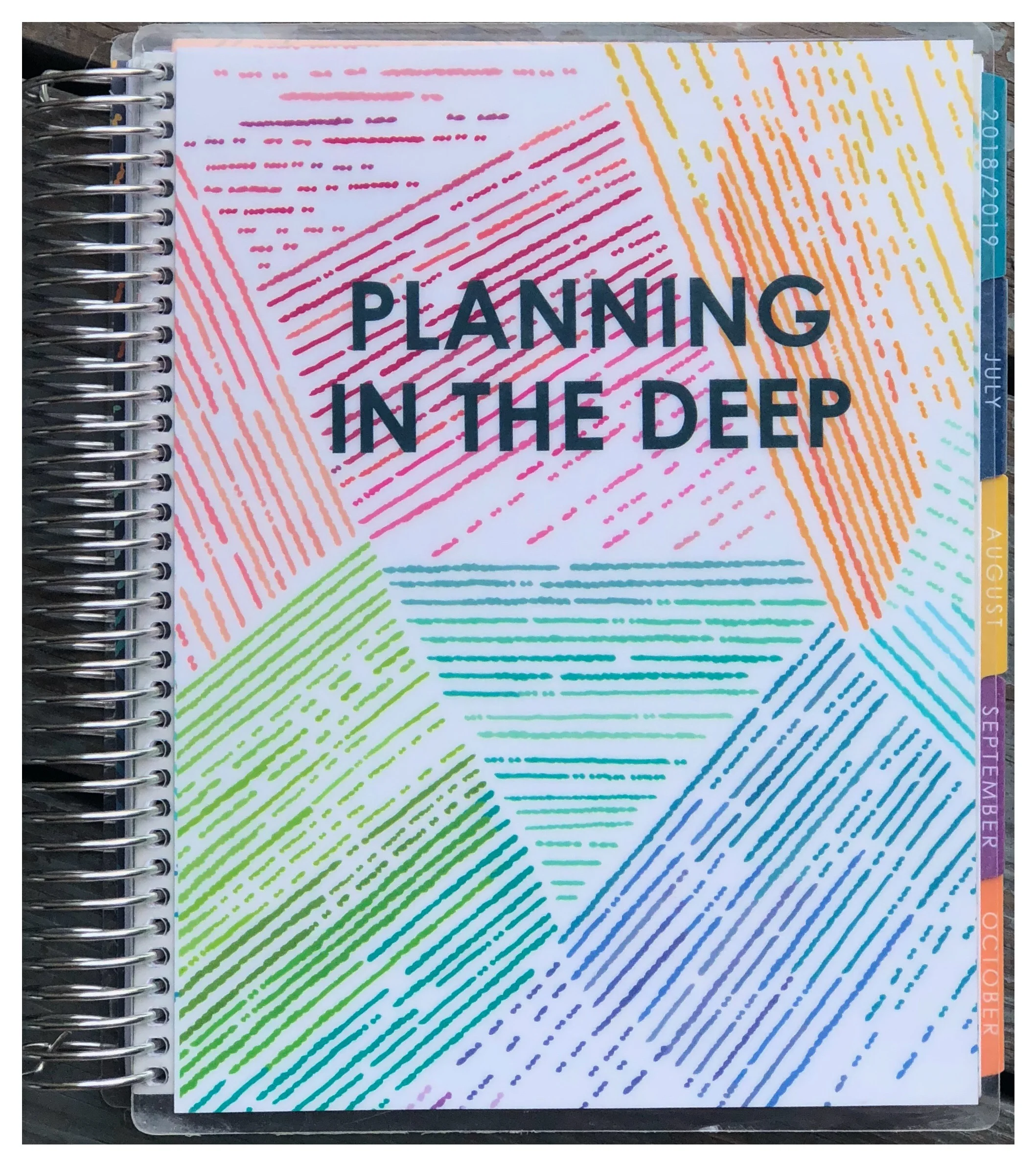 Setting Up A New Erin Condren Life Planner.&nbsp;