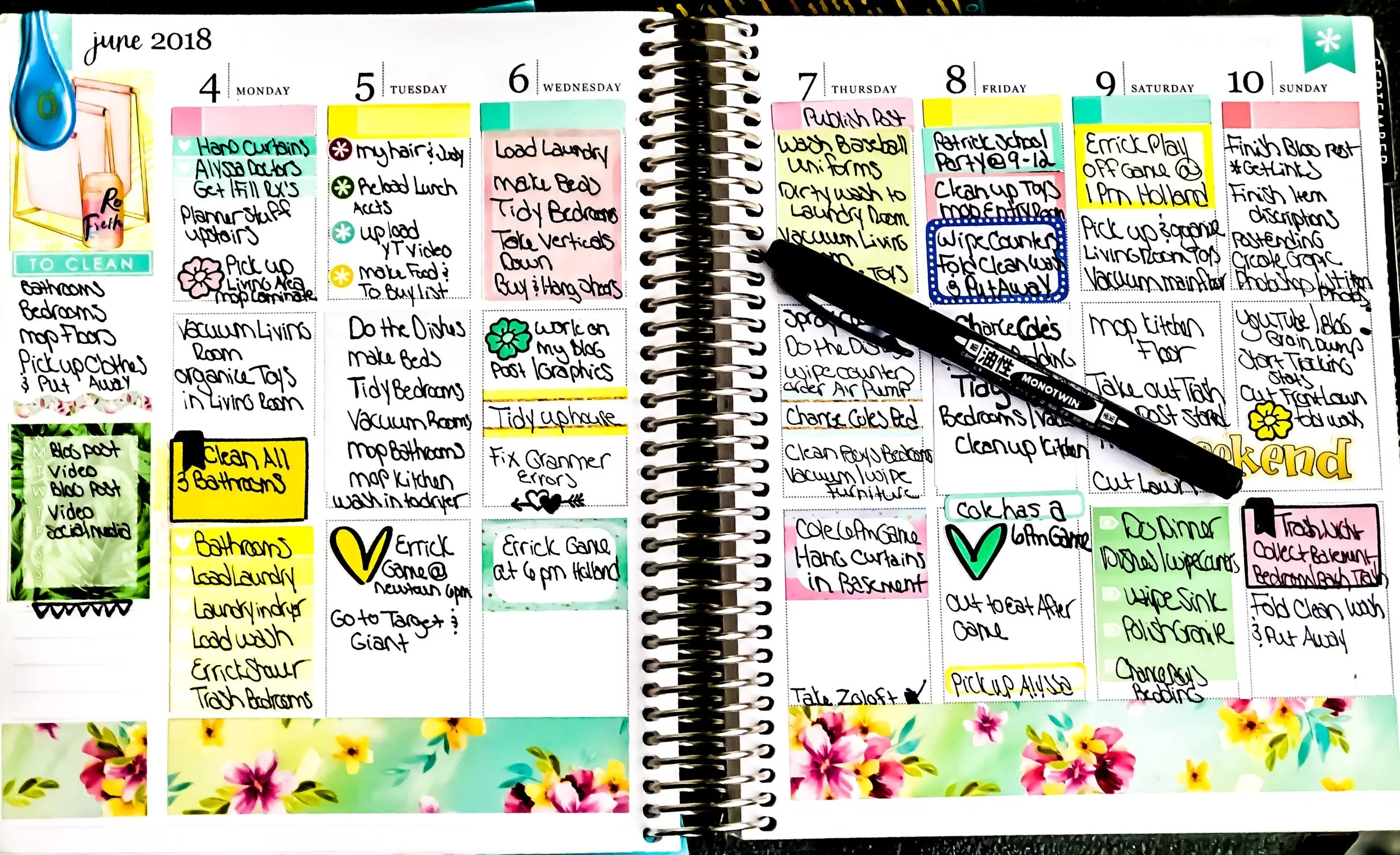 My 2018 Erin Condren Life Planner ~ Vertical Neutral Layout. &nbsp; 