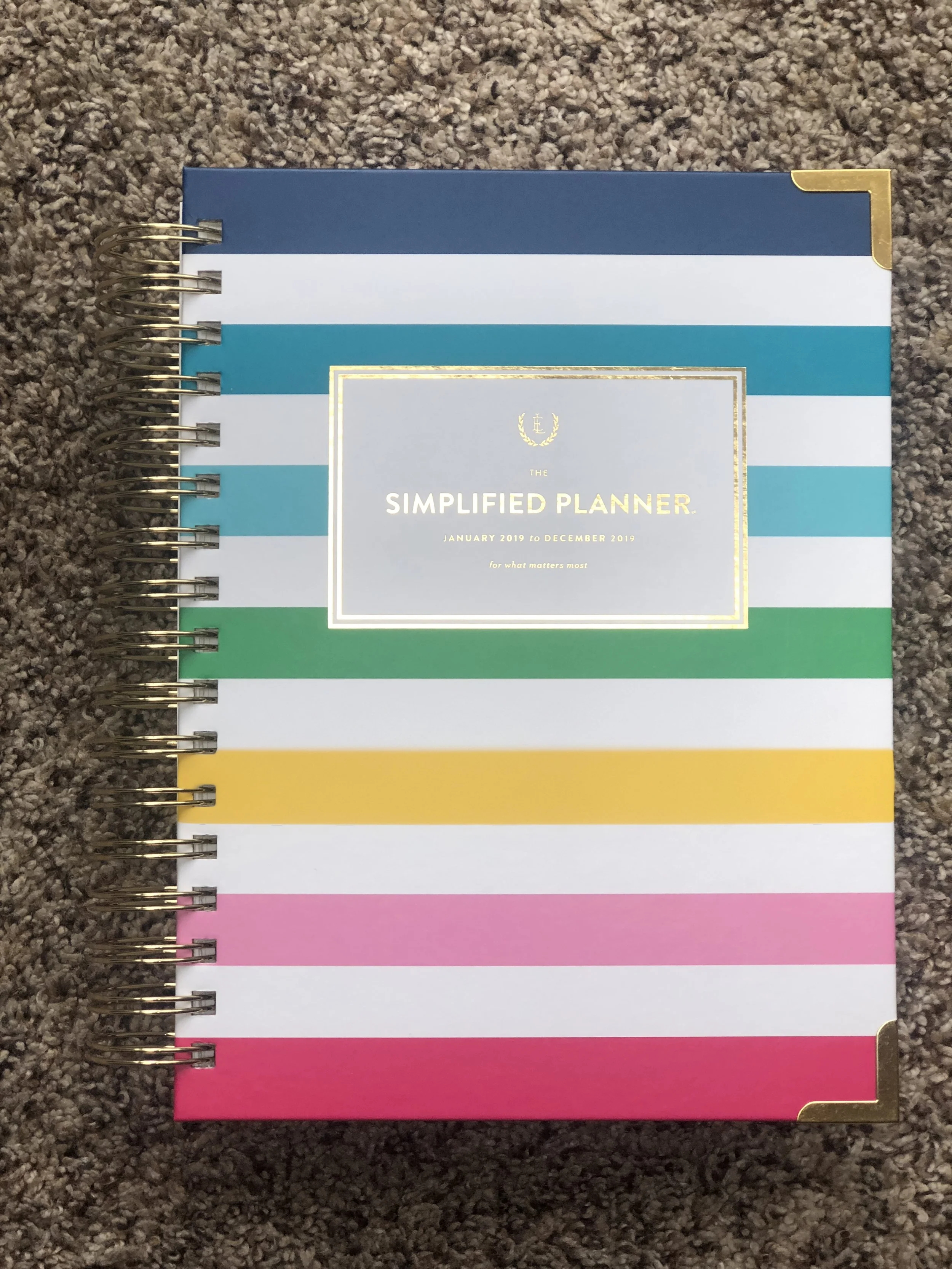 2019 Daily Simplified Planner