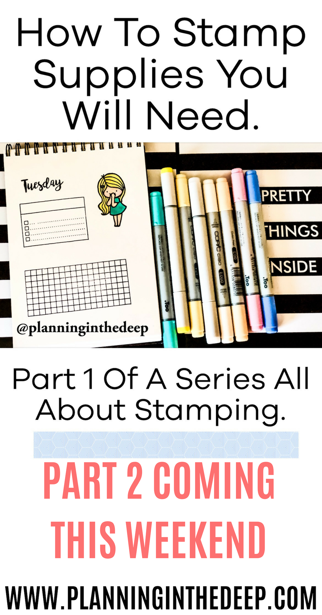 Stamping In A Bullet Journal