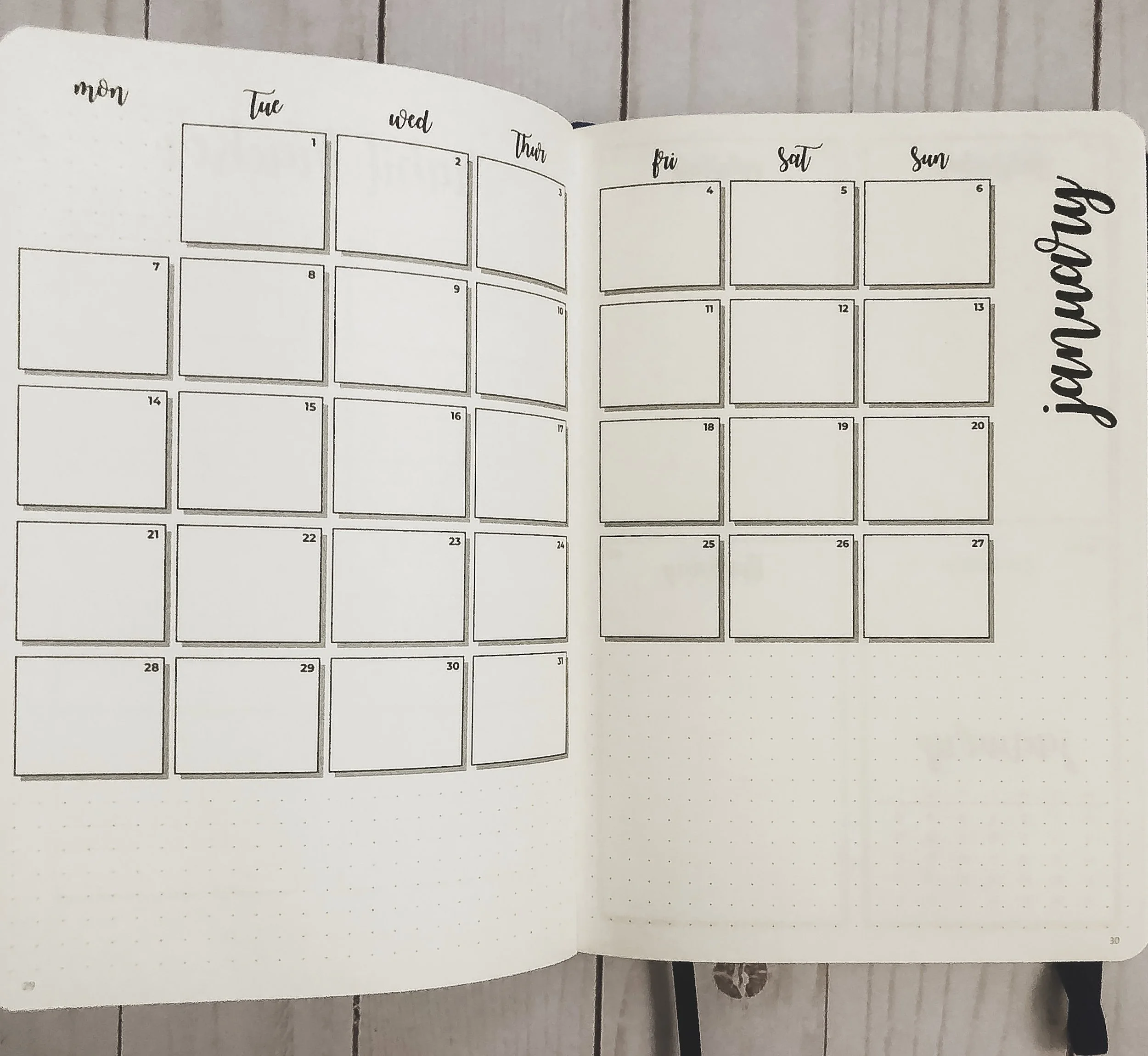 Bullet Journal Monthly