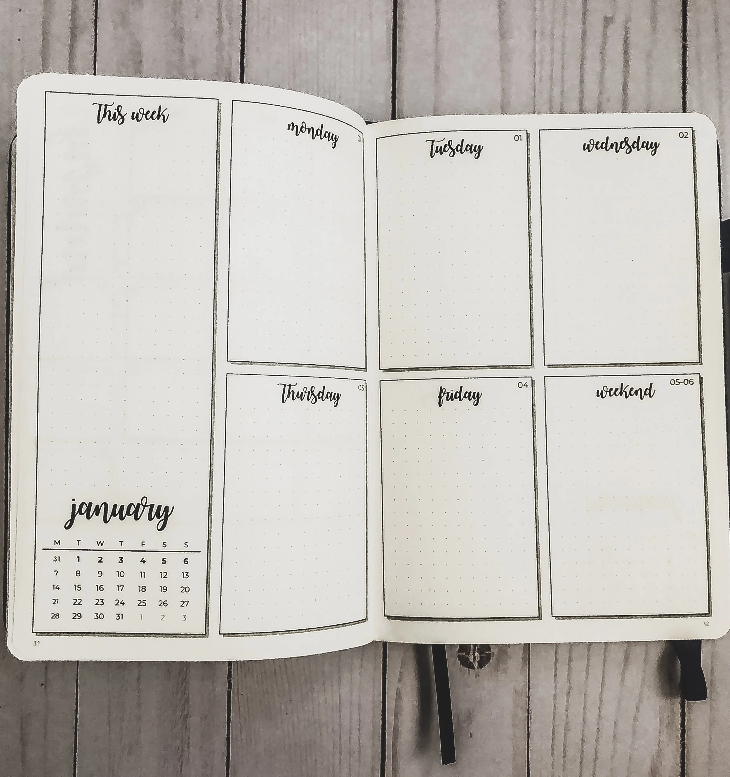 Bullet Journal Weekly