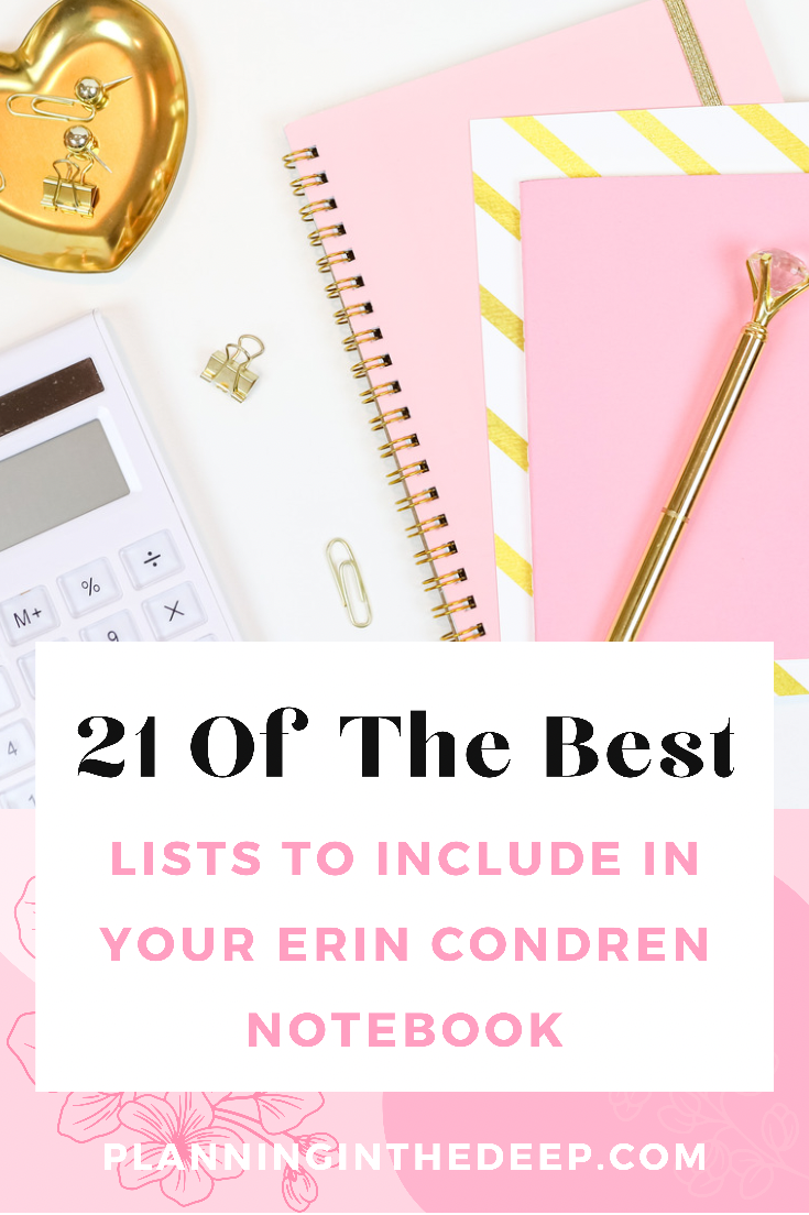 The Best Notebook List Ideas