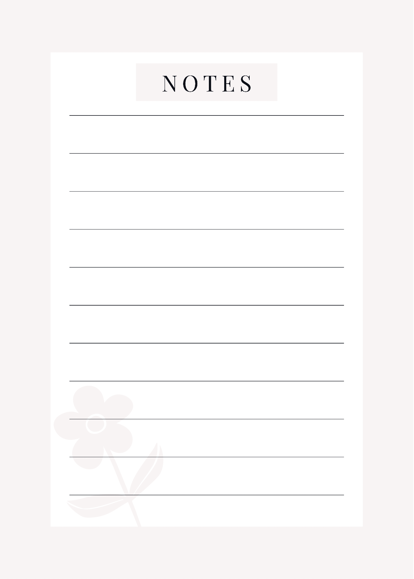 Notes Page