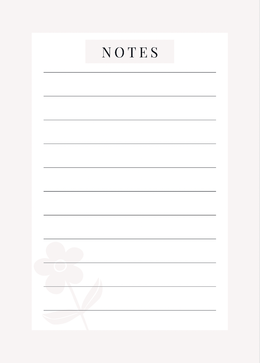 Notes Page