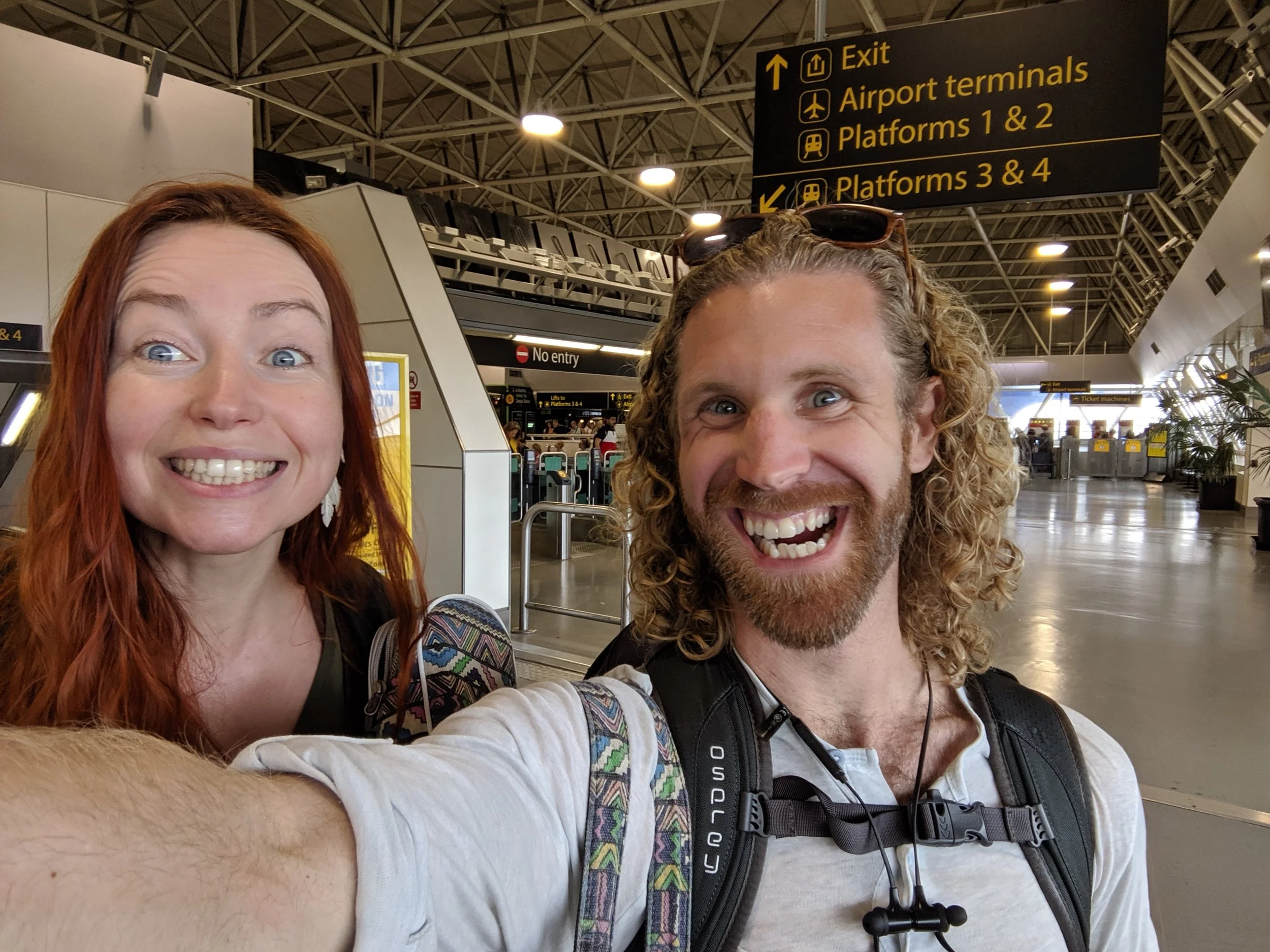@Xerephine musica Cead Mile Failte (a thousand thanks!) for your help navigating London airport and train systems! Im obviously insanely excited about this synchronistic meeting haha! #crazyface