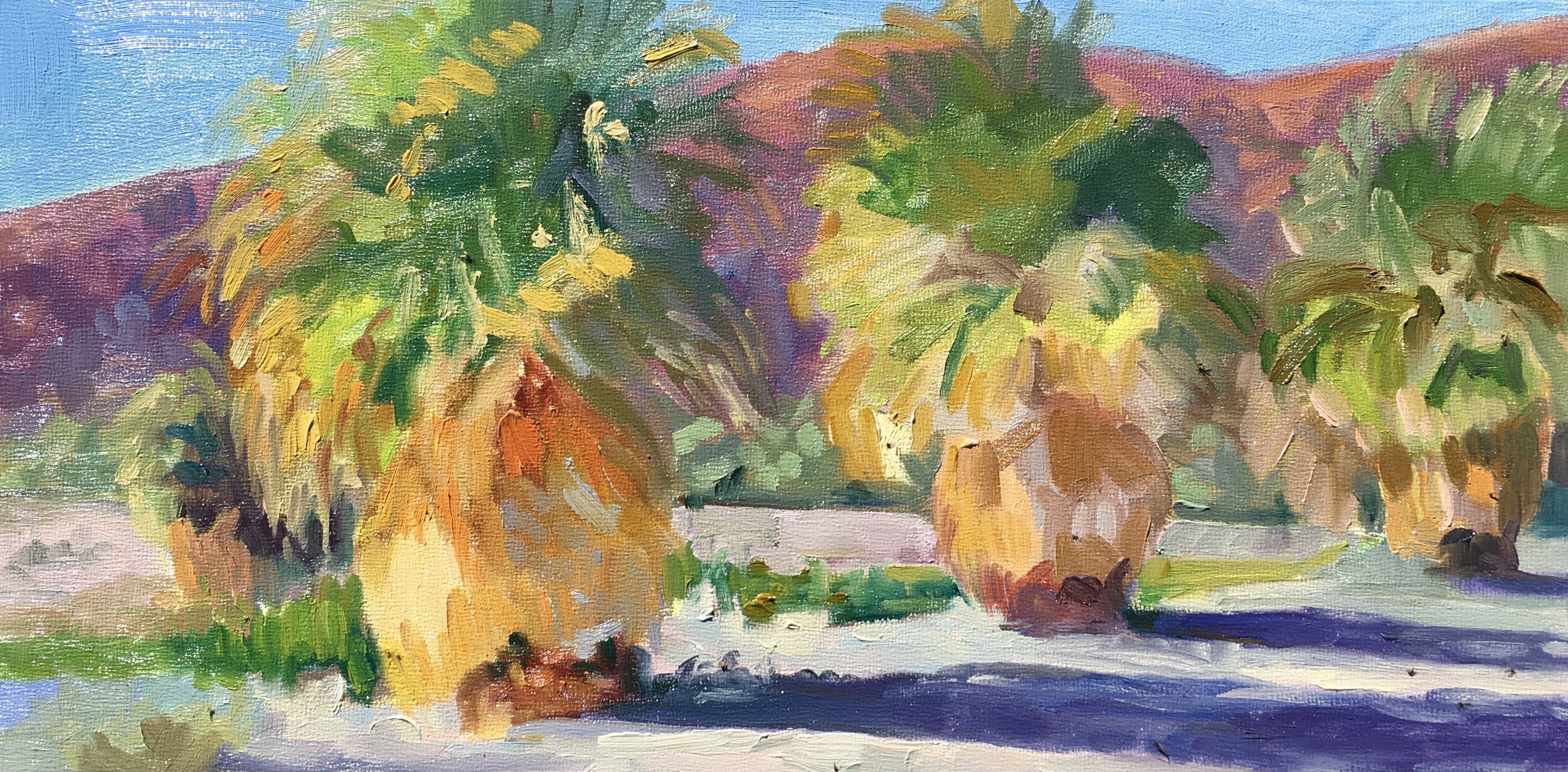 Mojave, Palm Trees