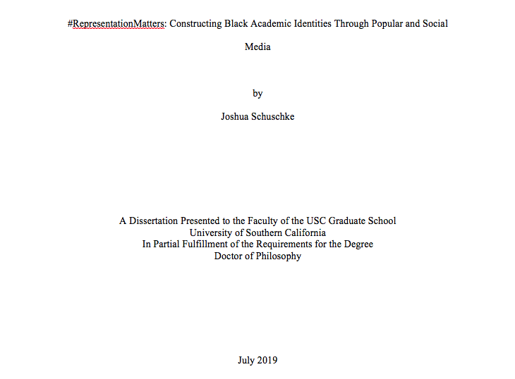 Dissertation Acknowledgments