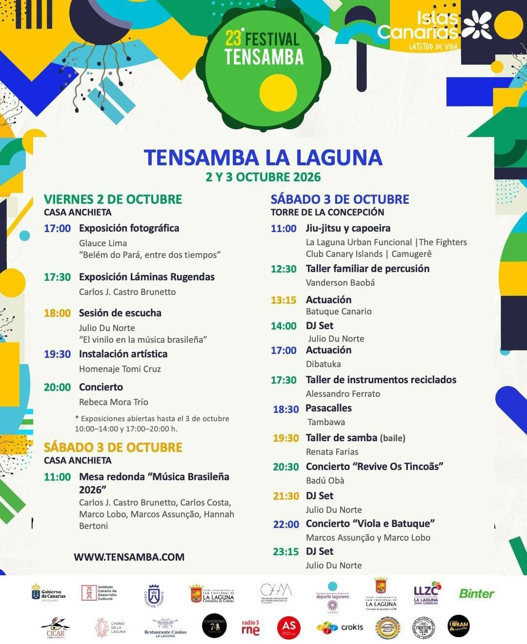 Tensamba Oct 2 - 3