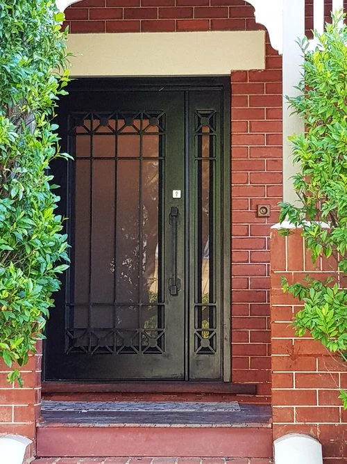 melbourne wrought iron door