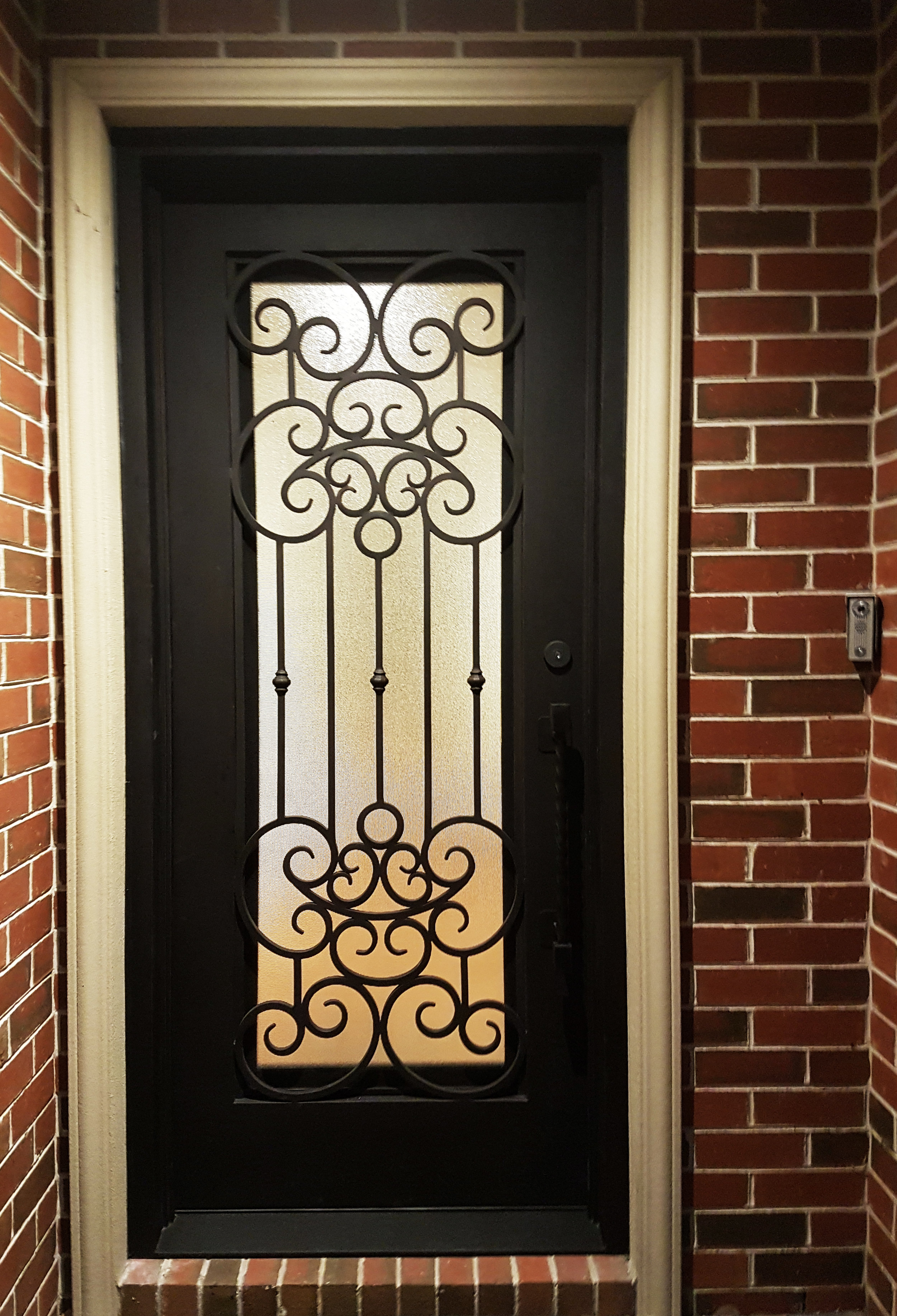 melbourne wrought iron door