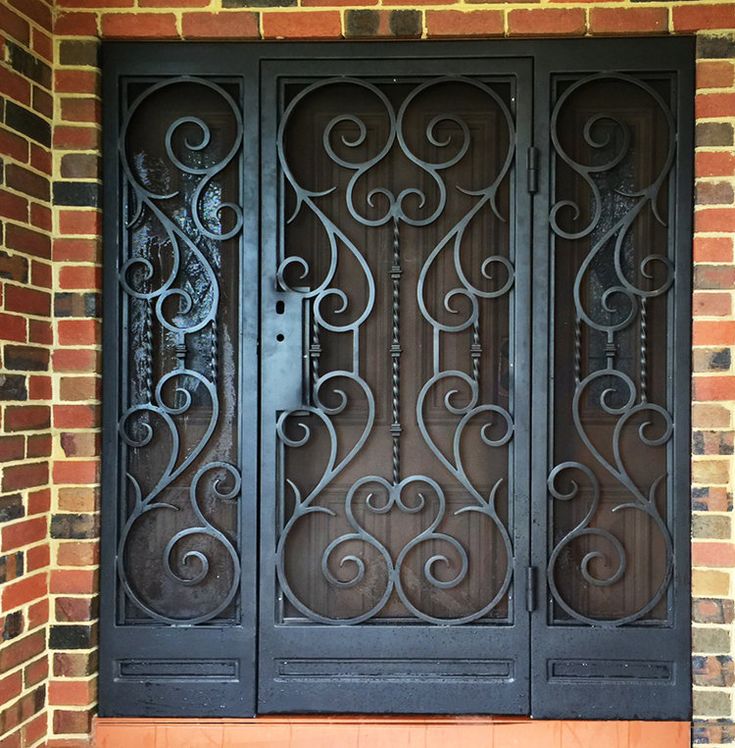 melbourne wrought iron door