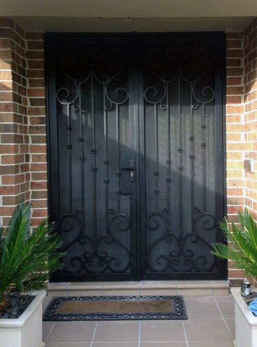 melbourne wrought iron door