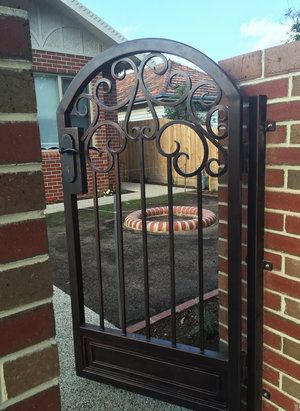 melbourne wrought iron front entry
