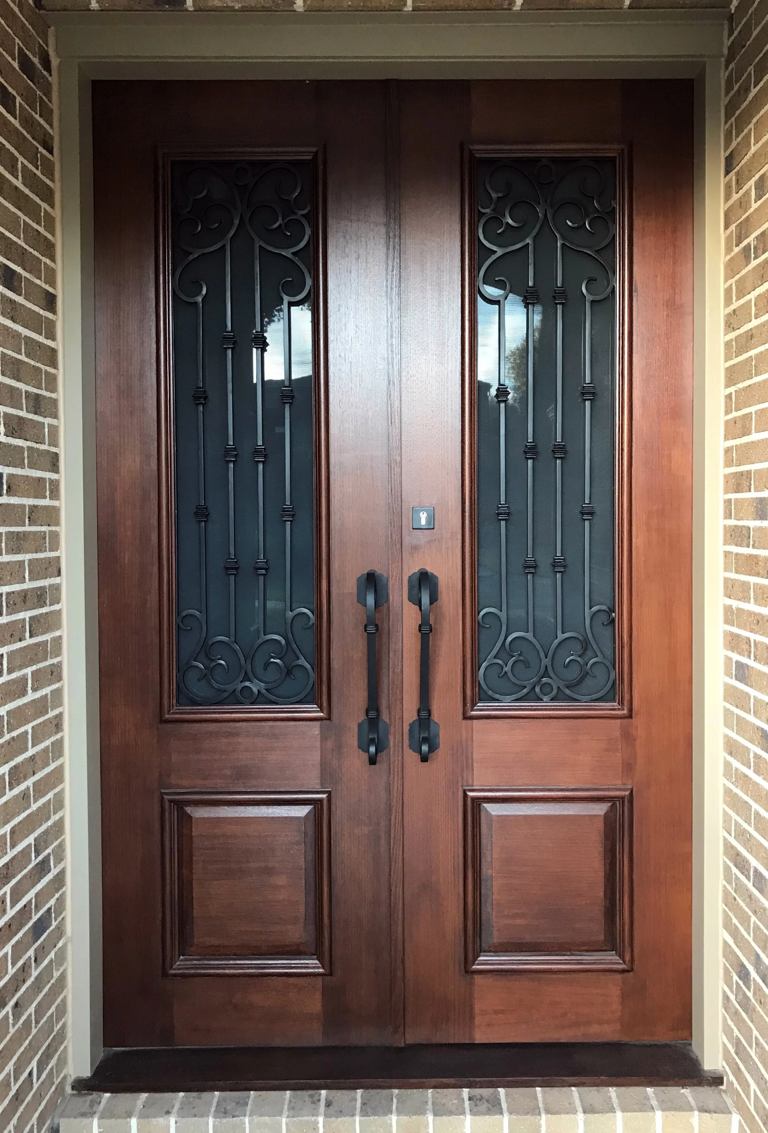 Wrought iron door melbourne