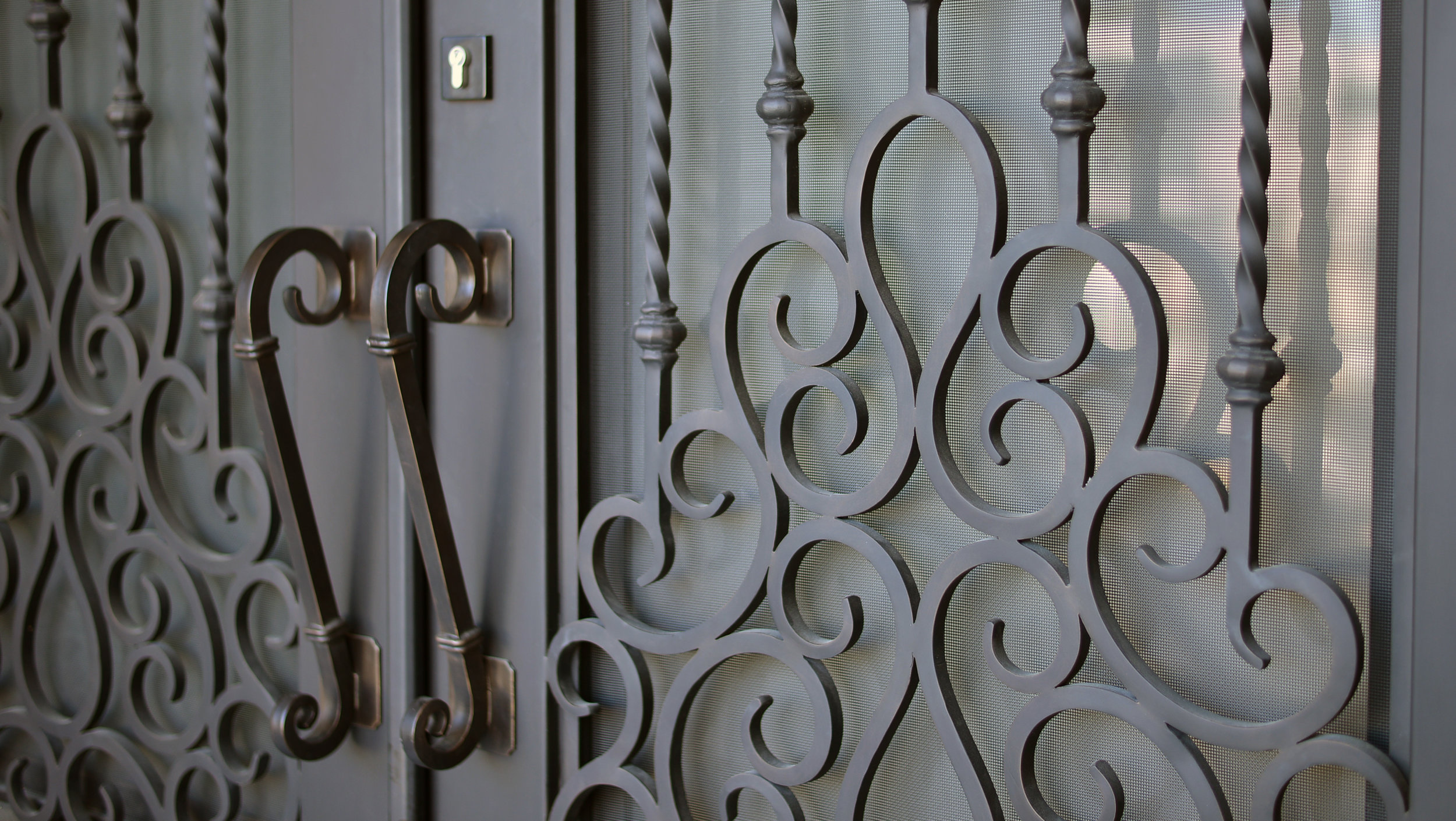 wrought iron door melbourne