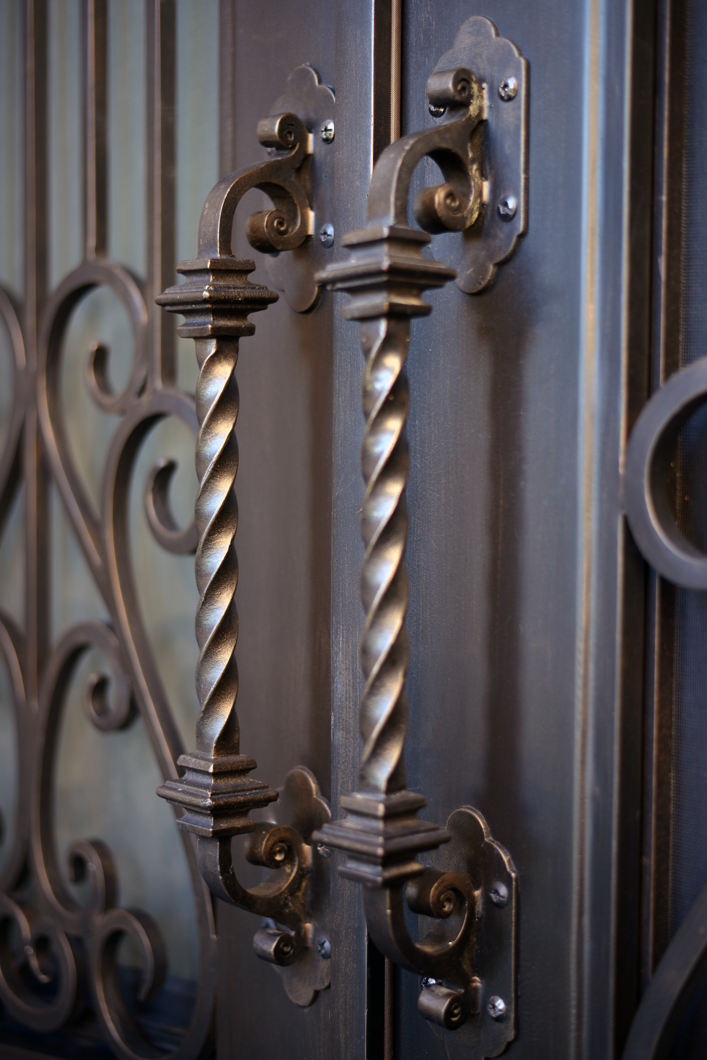 wrought iron door melbourne