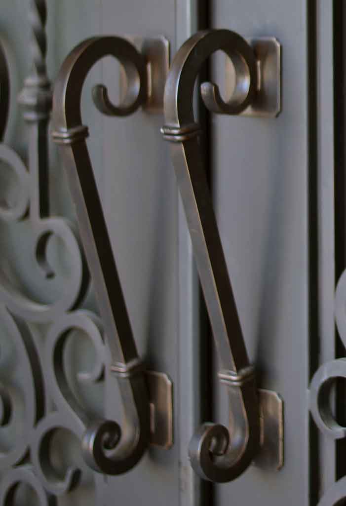 wrought iron door melbourne