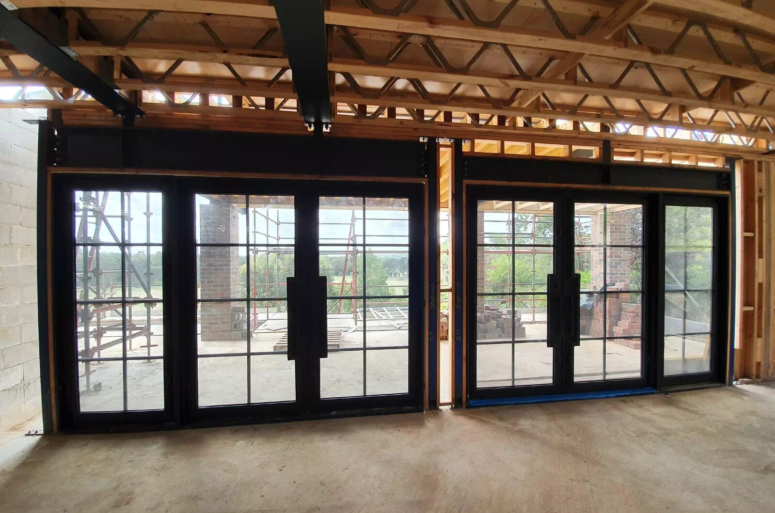 NEW IN ! SLIMLINE FRENCH STEEL DOORS!