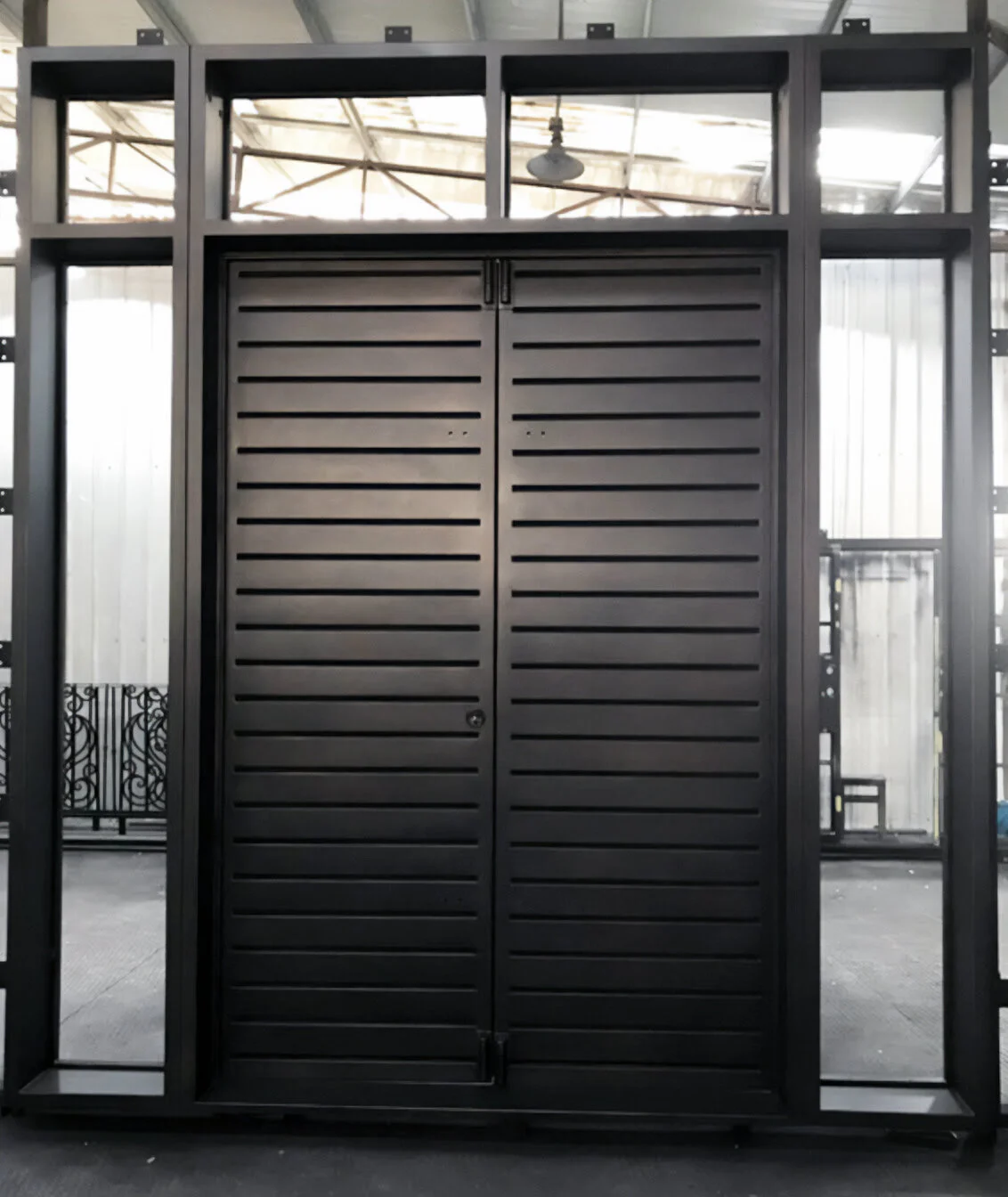 More Modern wrought iron doors!