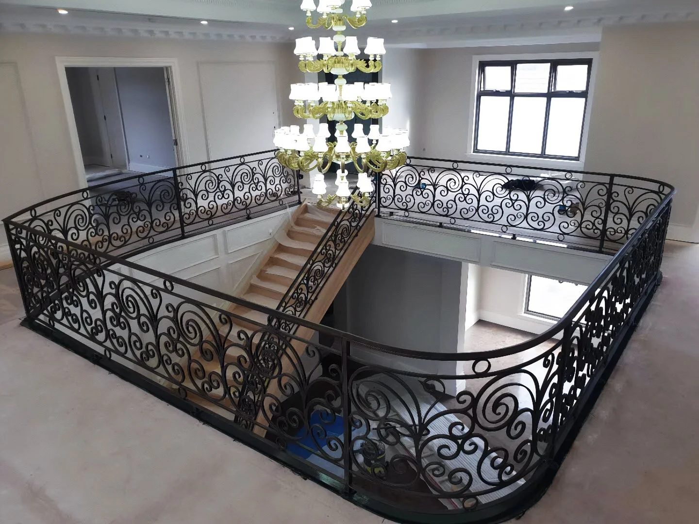 Ragalna Wrought Iron Staircase - Wrought Iron Spotlight