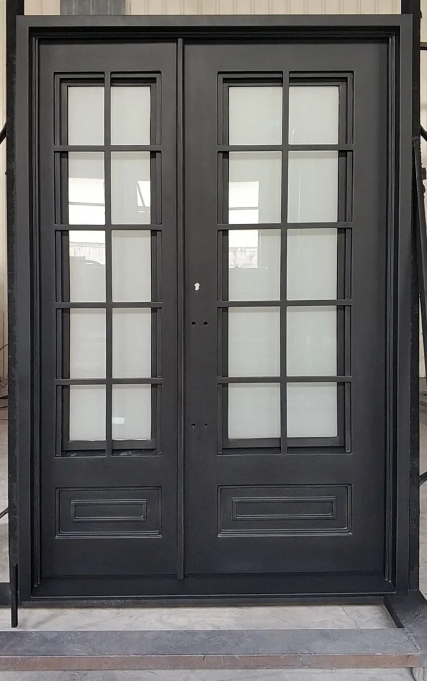 Hamptons Spotlight - Orta wrought iron door.