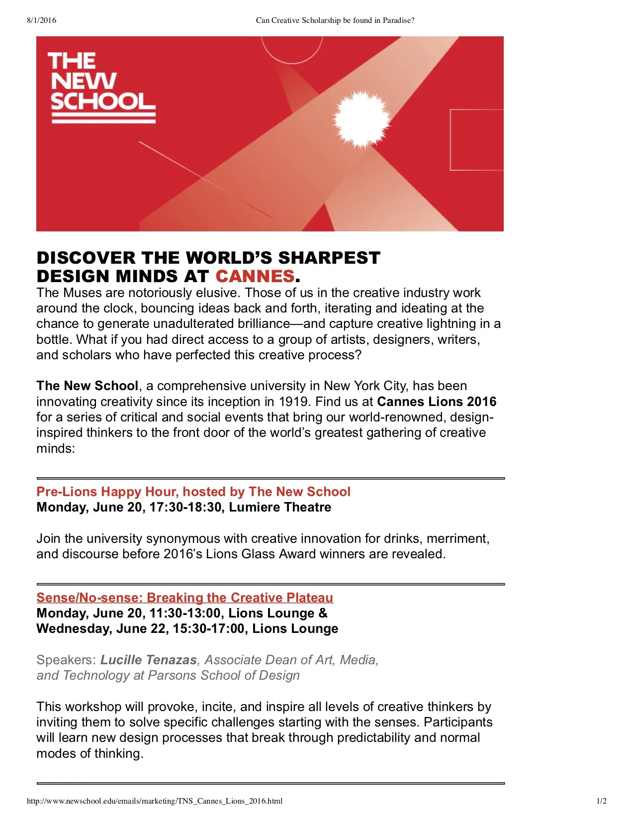 The New School
