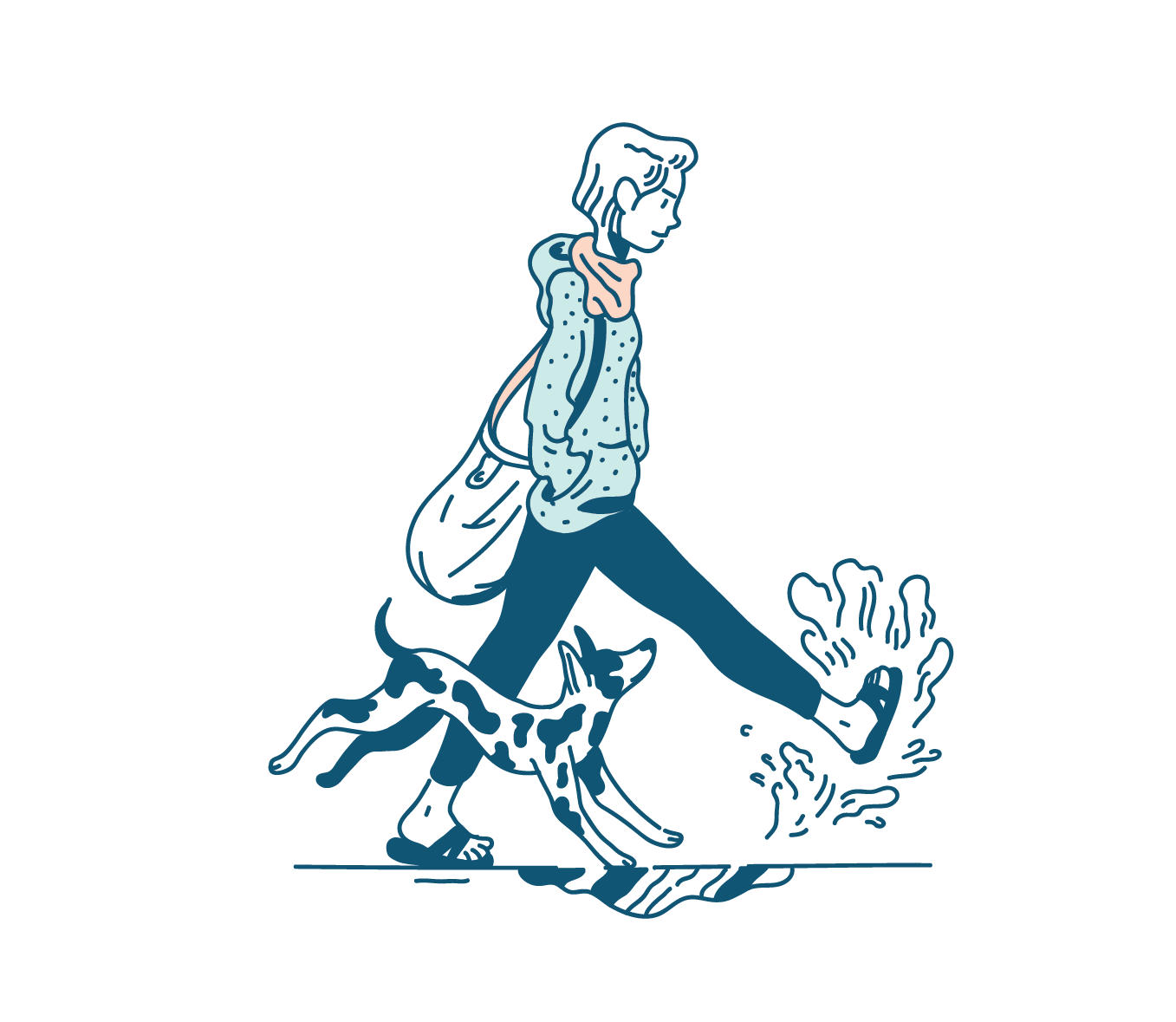 Walking the dog (personal work)