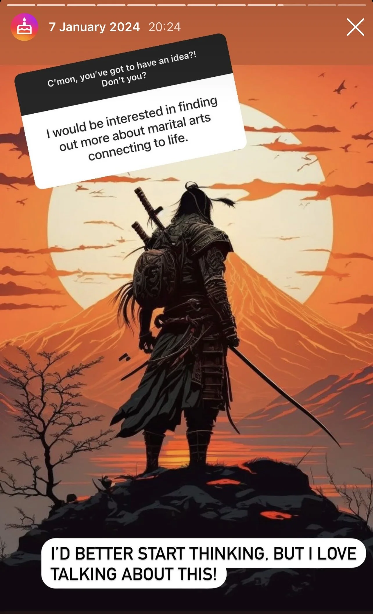      

 
   This time two years ago, I was asked to ramble on about how martial arts and life intertwine (so I’m finally getting around to it.) . I think the person actually meant. Talk purposely about them. But that won’t be happening - I’ll just ra
