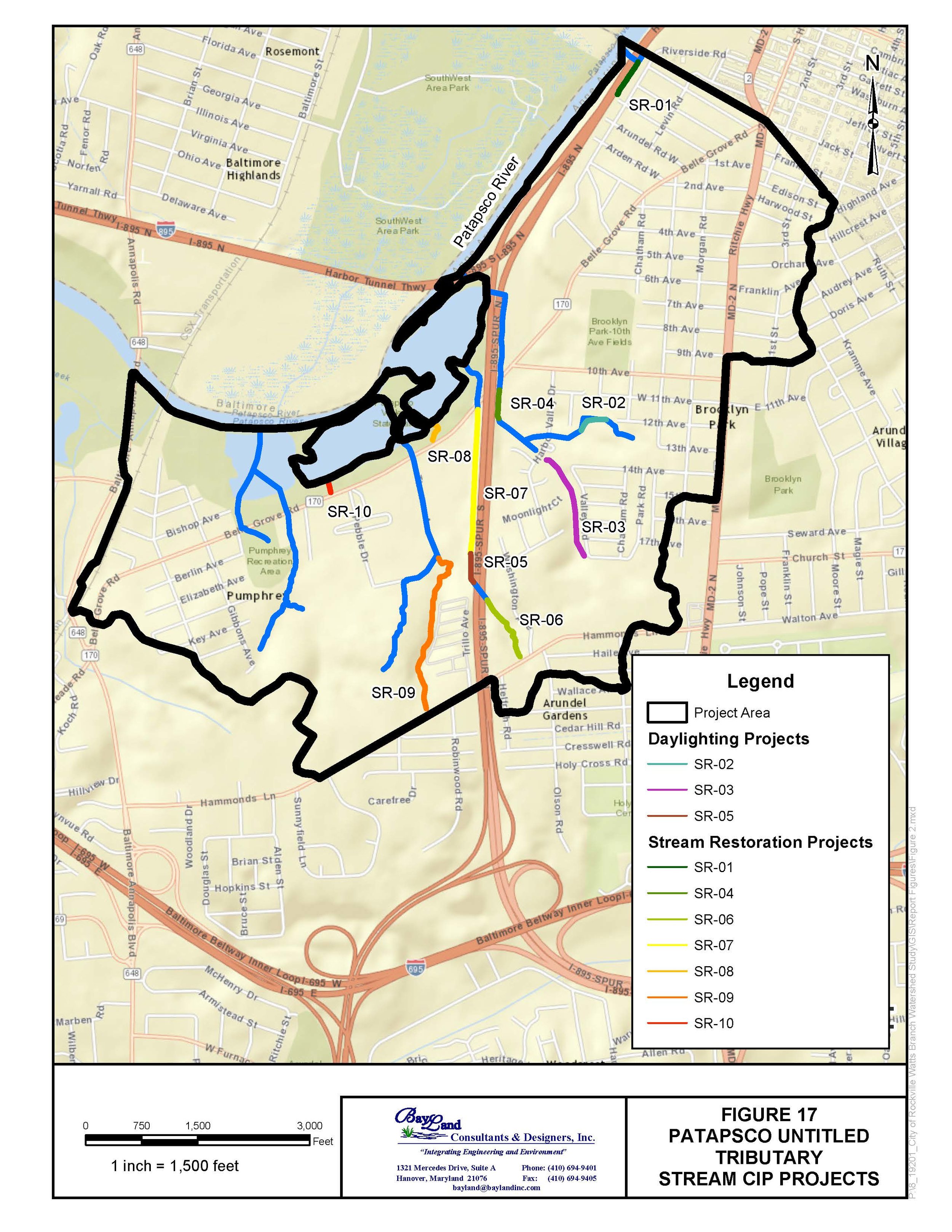 Patapsco Untitled Tributary Watershed BMP Feasibility Study
