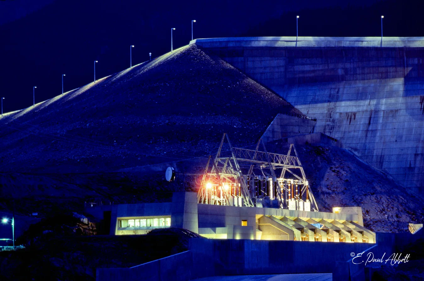 Revelstoke Dam Detail Night.jpg