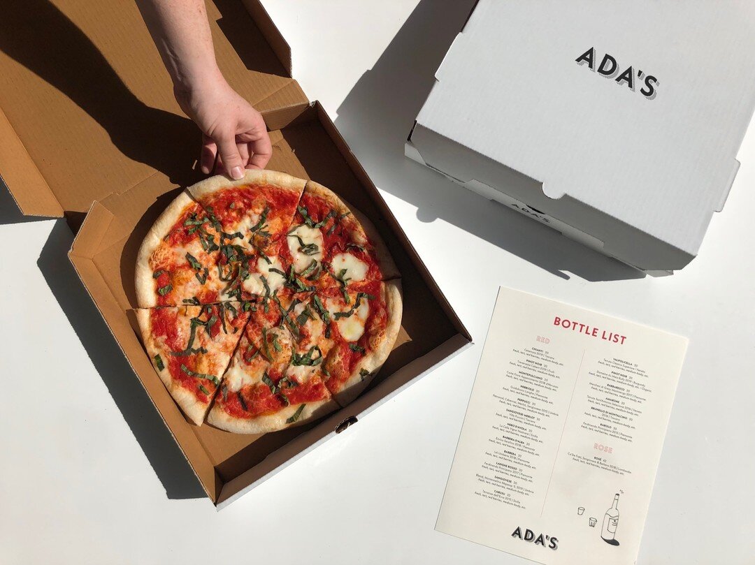 We'll always love the marg, but we're starting to think about what pies to include on our next menu. We want to know&mdash;what's on your dream Ada's pizza?? 🤔 

🎁 Leave your thoughts for a chance to win an Ada's gift card. 🎁