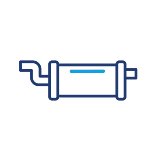 Aftermarket exhaust tube bending icon