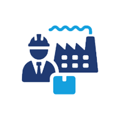 OEM manufacturing icon - contract manufacturing partner