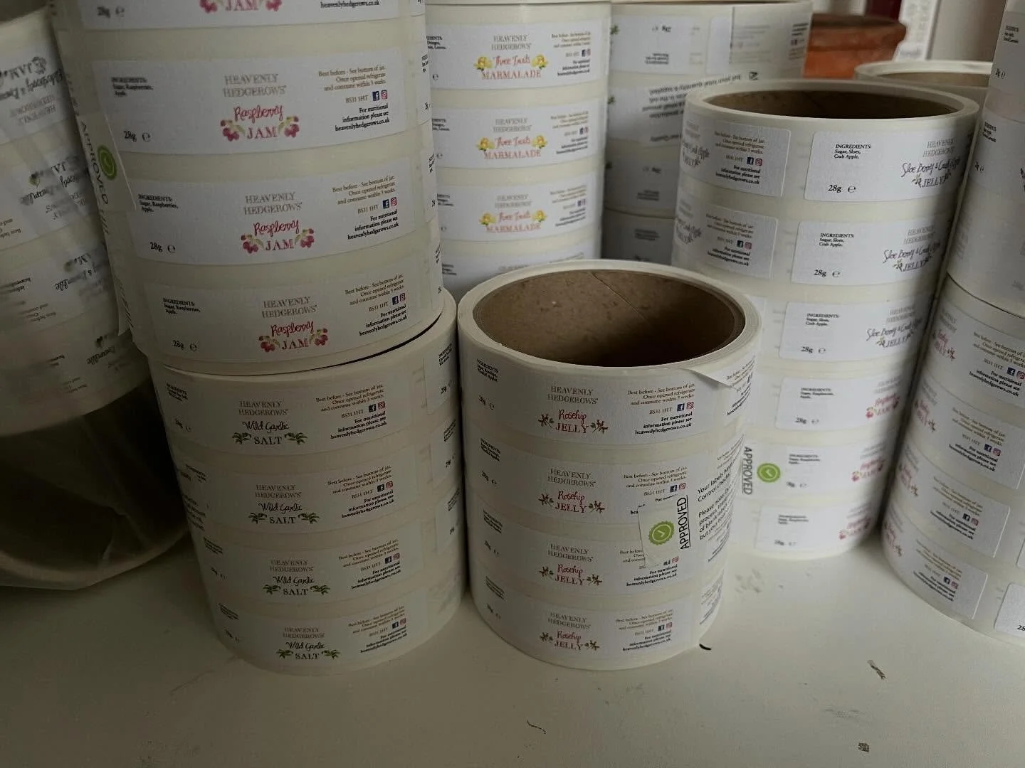 After what feels like months of marmalade making, I&rsquo;m excited to finally get my hands on my gorgeous new labels! 

That means something special is coming&hellip; 👀

Very soon, you&rsquo;ll be able to enjoy all my flavours in adorable mini pots