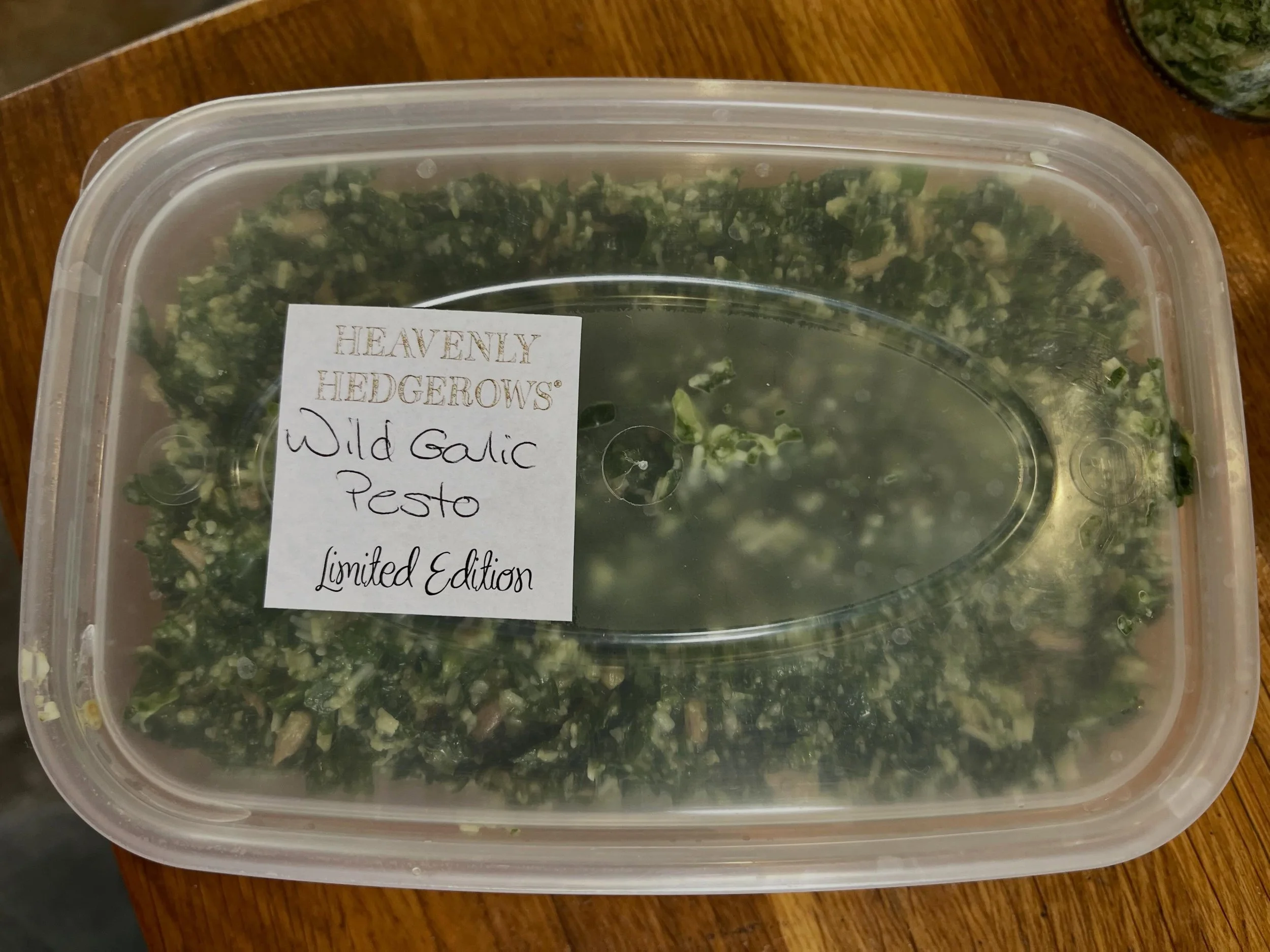I&rsquo;ve just made an extra-large batch of my much-loved wild garlic pesto for a customer &mdash; it filled the equivalent of nearly 6 jars! There are now just 2 jars left, available under my Limited Edition preserves. Fresh, vibrant, and packed wi